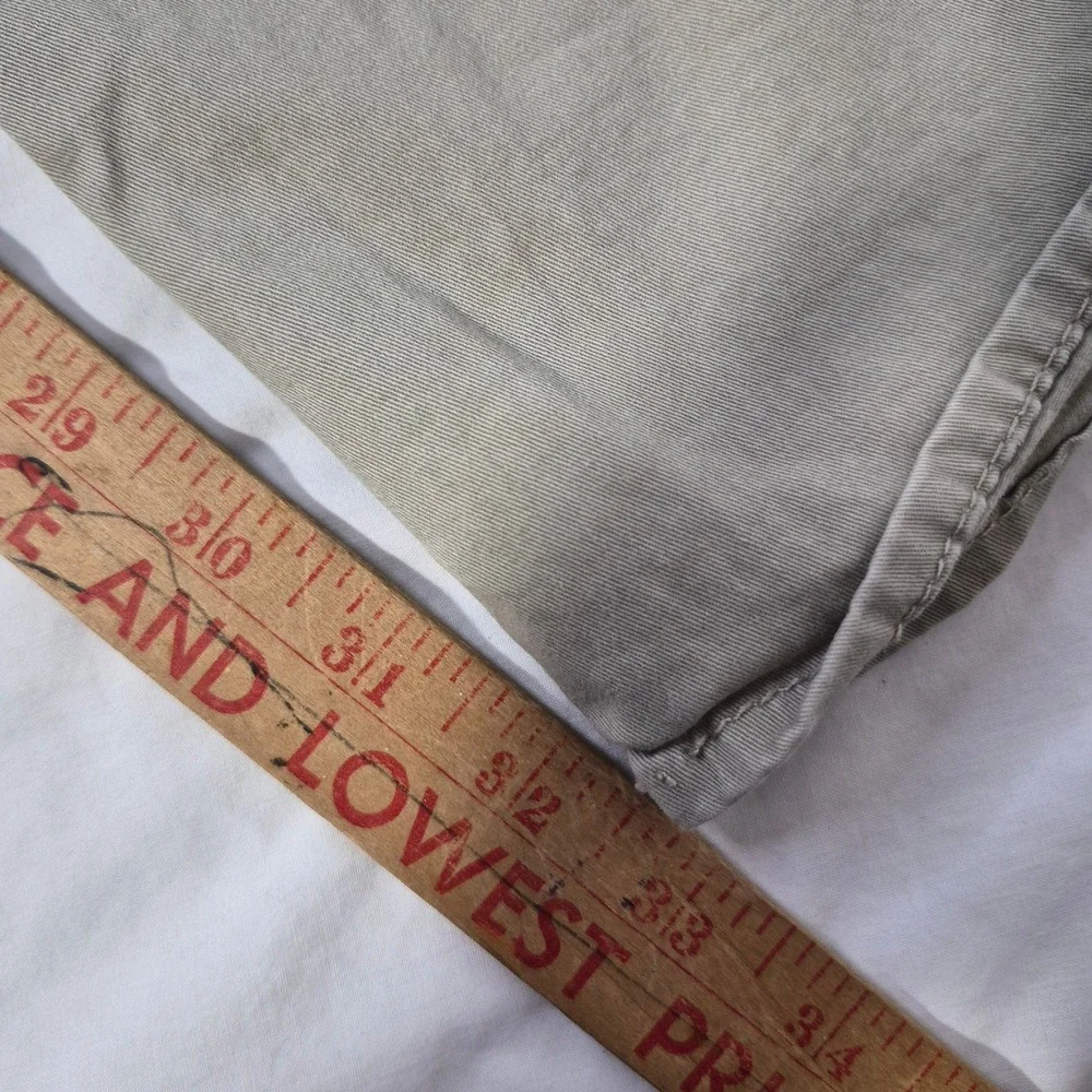 BKE Denim Jake Chino Pants Mens 30L Khaki Tan Cotton Stretch Workwear Minimalist